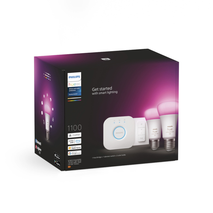 Philips Hue White and Color ambiance E27 (starter kit)