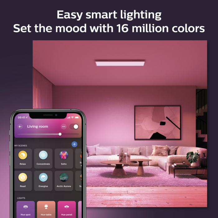 Philips Hue Surimu Rectangle Panel 1200 White and Color Ambiance