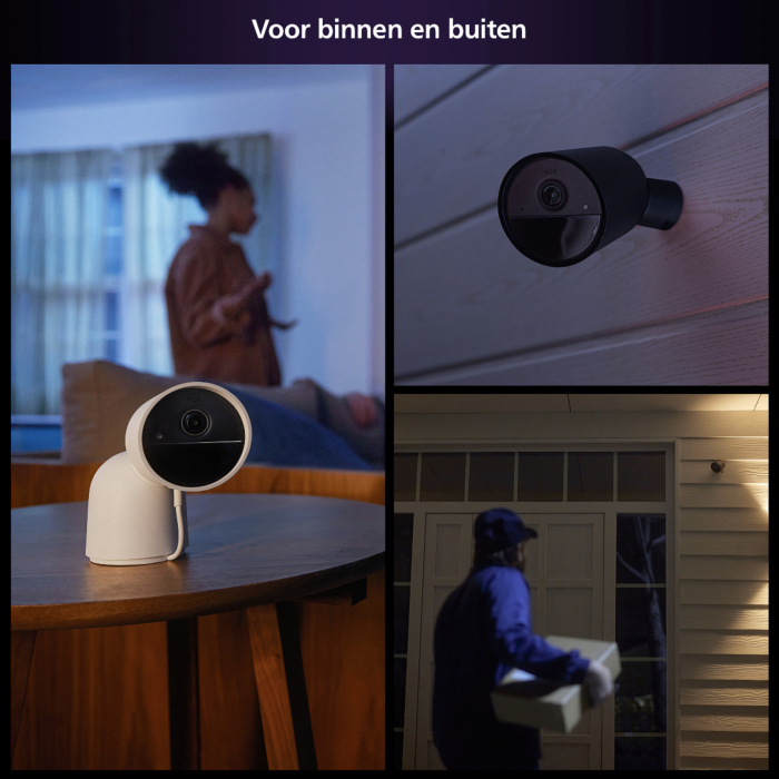 Philips 929003562502 Hue Secure beveiligingscamera bedraad Zwart