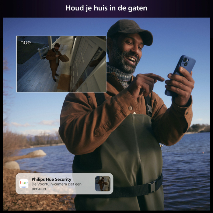 Philips 929003562602 Hue Secure beveiligingscamera met batterij Zwart