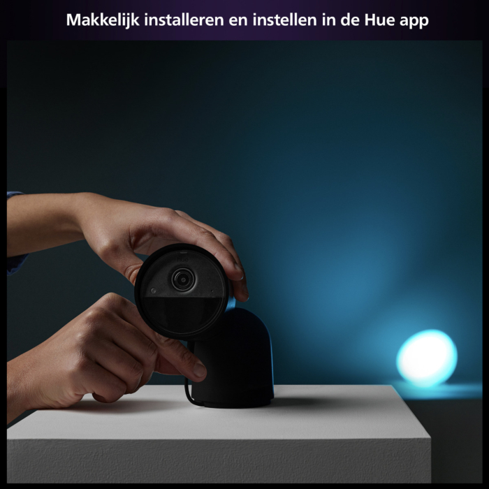 Philips 929003562504 Hue Secure beveiligingscamera met cameravoet Zwart