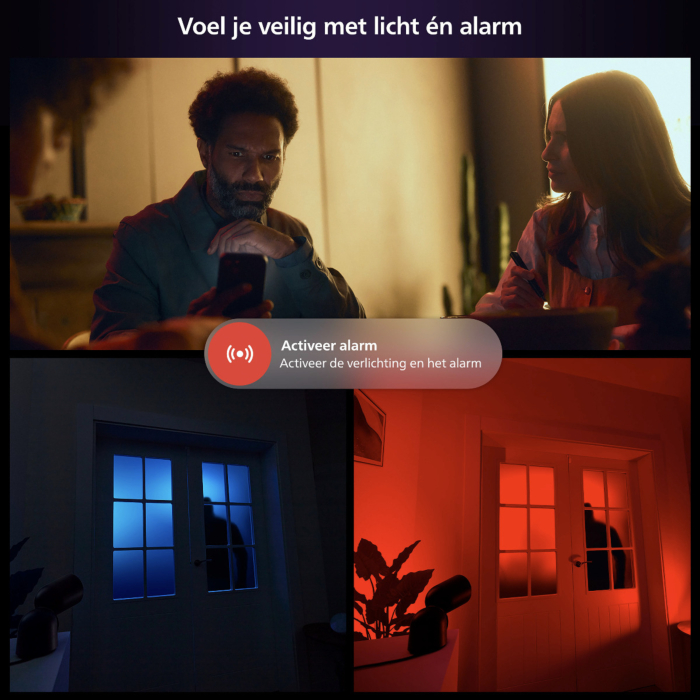 Philips 929003562704 Hue Secure beveiligingscamera met cameravoet Wit