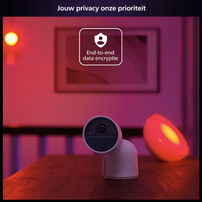 Philips 929003562704 Hue Secure beveiligingscamera met cameravoet Wit