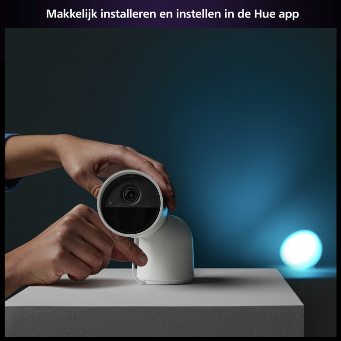 Philips 929003562704 Hue Secure beveiligingscamera met cameravoet Wit