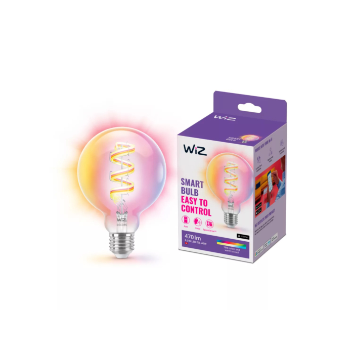 Wiz 929003267201 Filament Gekleurd en Wit licht E27 G95 6,3W