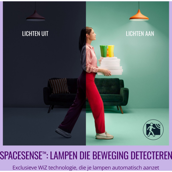 Wiz 929003772342 Spot 4,7W GU10 Gekleurd en Wit Licht (2-pack)