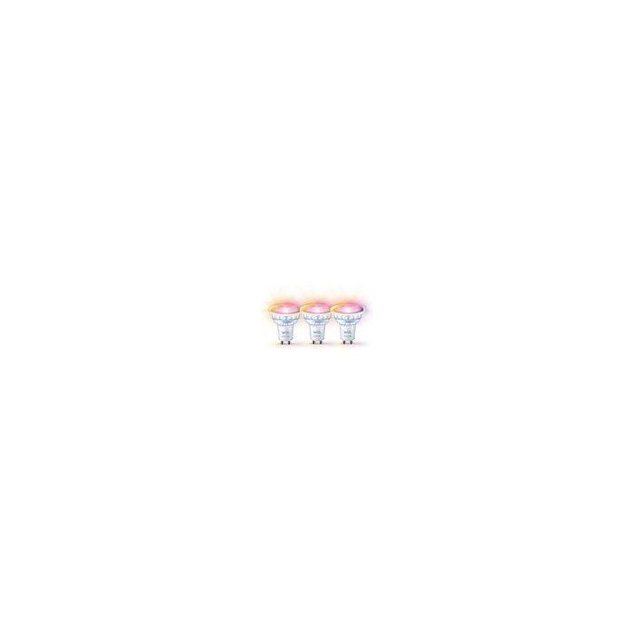 Wiz 929003772333 Spot 4,7W GU10 Gekleurd en Wit Licht (3-pack)