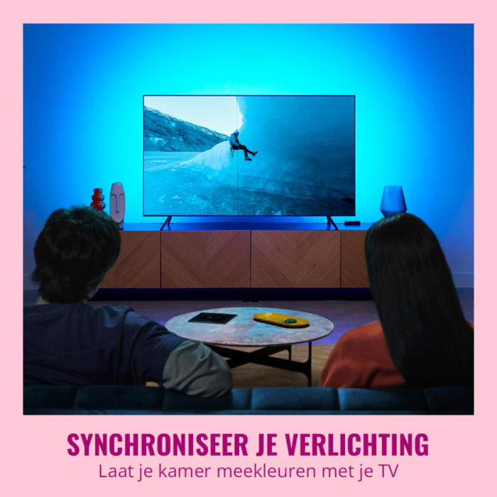 Wiz 929004667801 HDMI sync box met tv verlichting voor tv's van 55"-65"​ 