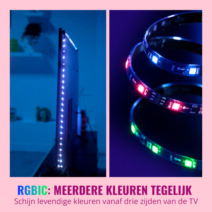 Wiz 929004667901 HDMI sync box met tv verlichting voor tv's van 75"-85"​ 
