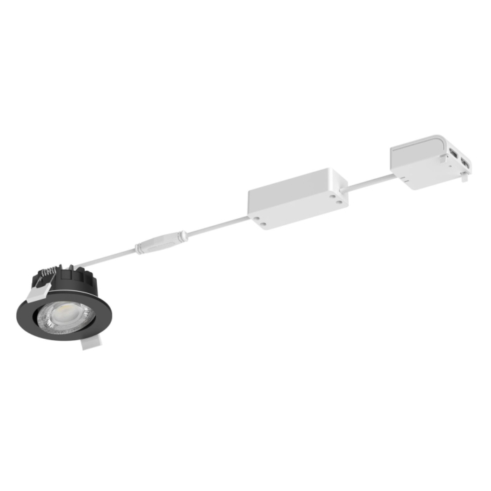 Philips 8720169208841 Ledinaire Recessed Spot 6W 550lm 2700K-3000K-4000K Zwart 40°
