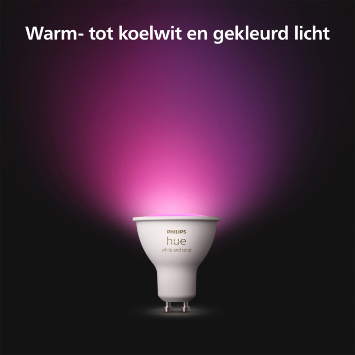 Philips 929003666501 Hue White and Color Ambiance 4,2W GU10 (single pack)