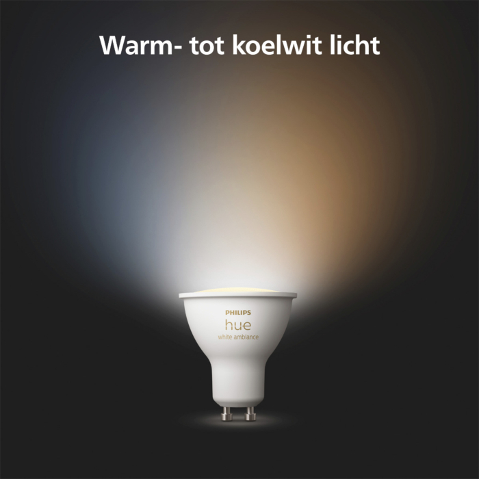 Philips 929003666701 Hue White Ambiance 4,2W GU10 (single pack)