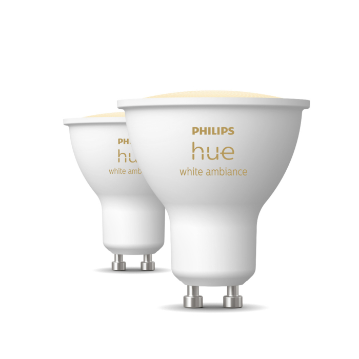 Philips 929003666702 Hue White Ambiance 4,2W GU10 (2-pack)