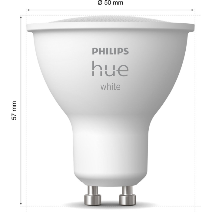Philips 929003666902 Hue White 4,2W GU10 (2-pack)