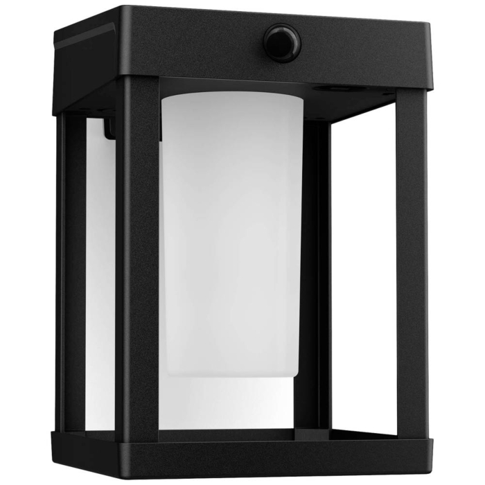 Philips 929003363701 Wandlamp op zonne-energie Camill SQ Zwart Sensor 