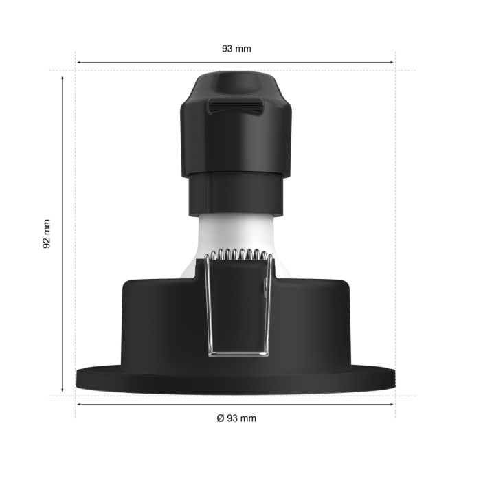 Philips 929003812601 Hue Xamento Zwart inbouwspot White and Color Ambiance