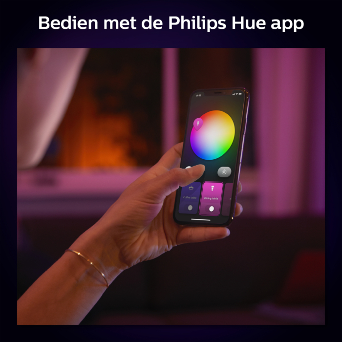 Philips 929003812701 Hue Xamento Zwart 3x inbouwspot White and Color Ambiance