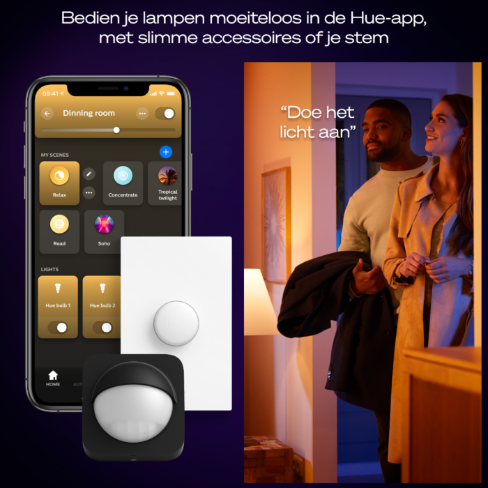 Philips 929003099002 Hue Aurelle Panel White Ambiance 60x60 39W