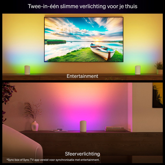 Philips 929004236201 Hue Play wall washer Wit 2-pack