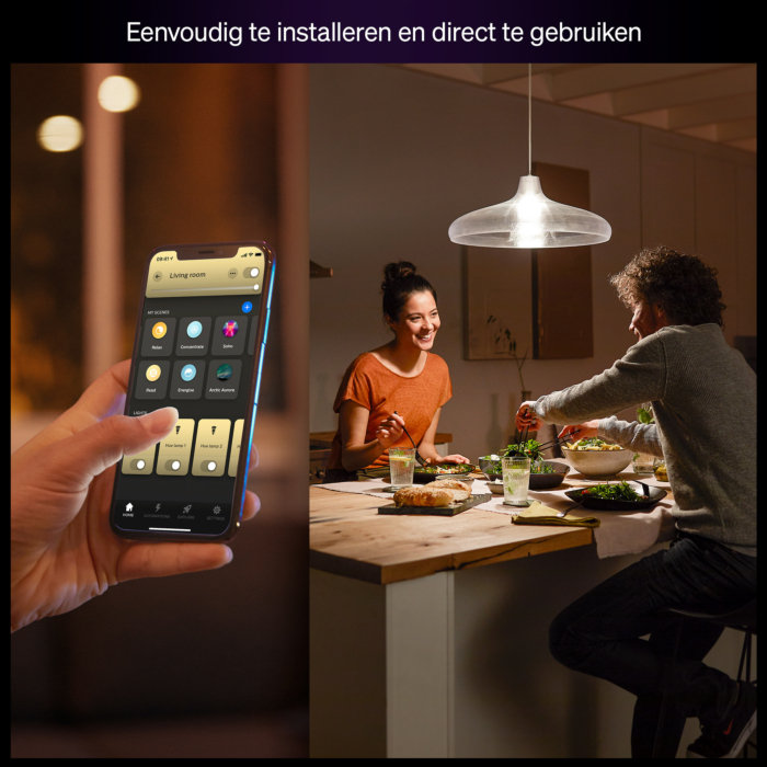 Philips Hue White A60 - E27 slimme lamp - 810 - 3-pack