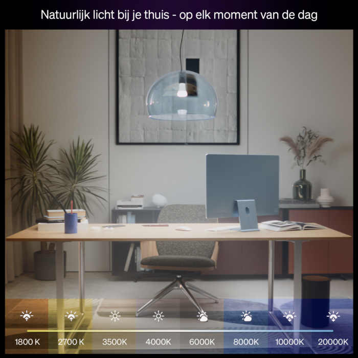 Philips Hue White Ambiance A60 - E27 slimme lamp - 810 - 3-pack