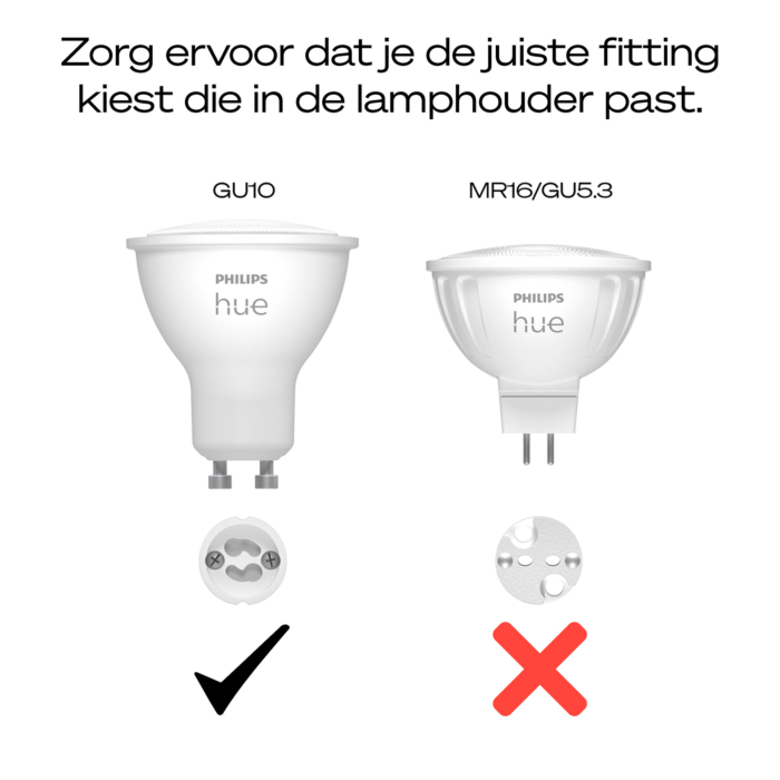 Philips Hue Starterkit: 3 GU10 lampen Color + dimmer switch + Bridge Pro + 3 Inset Trend 75 GU10 Geborsteld aluminium