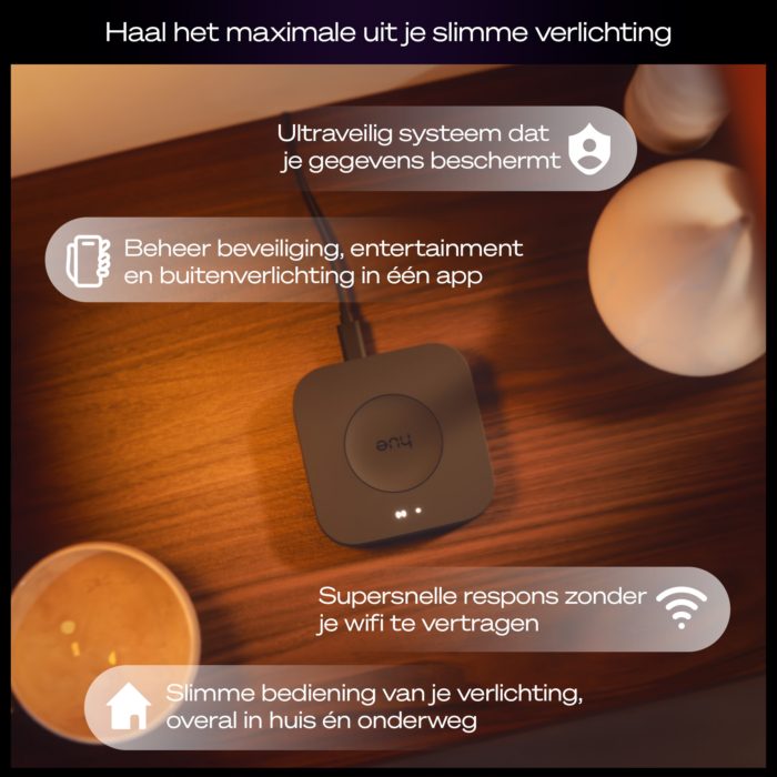 Philips Hue Starterkit: 2 E27 slimme lampen + dimmer switch + Bridge Pro