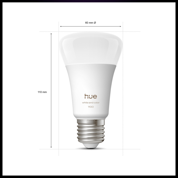 Philips Hue Starterkit: 2 E27 slimme lampen + dimmer switch + Bridge Pro