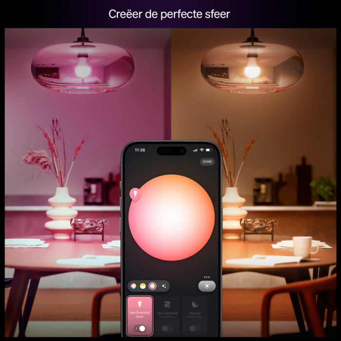 Philips Hue Essential A60 - slimme lamp - 806 lm - 8W