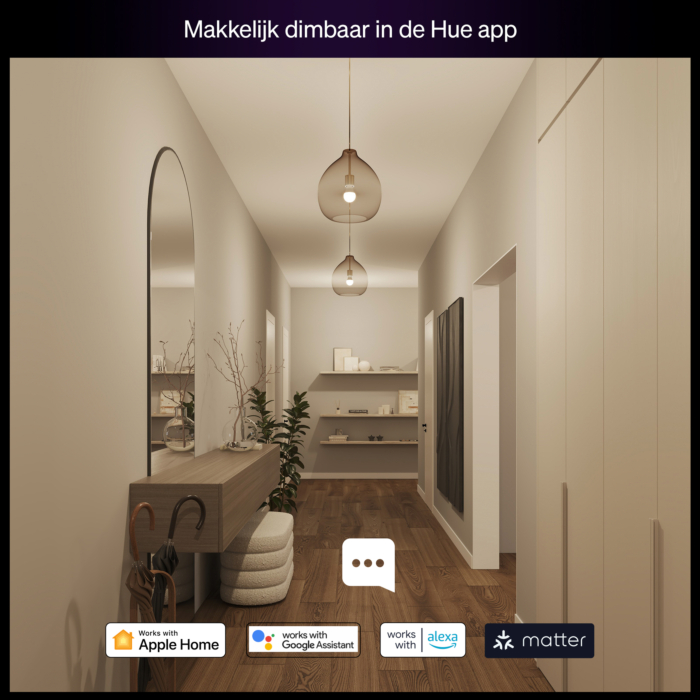 Philips Hue Essential A60 - slimme lamp - 806 lm - 8W - 2-pack