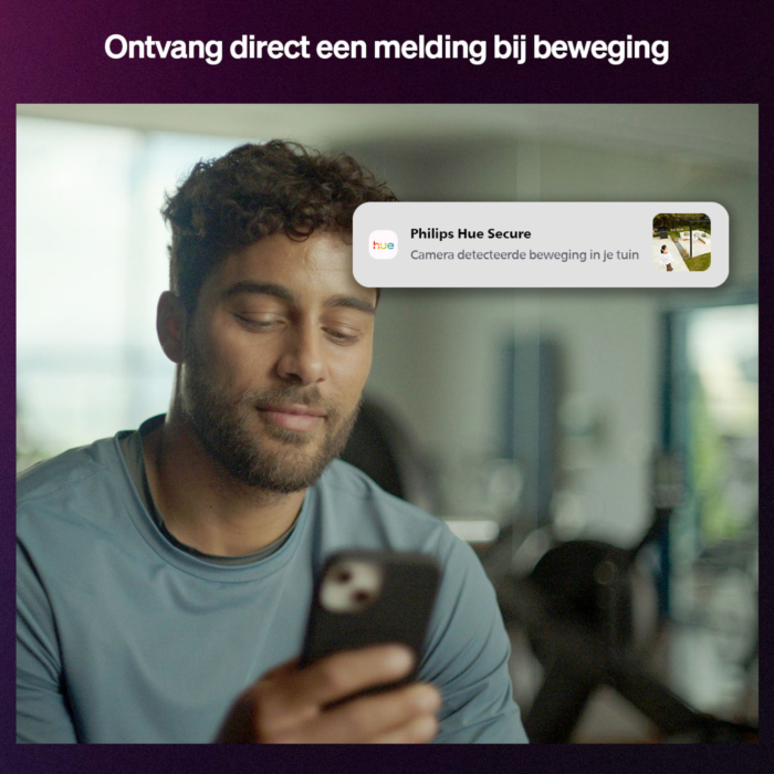 Philips Hue Secure 2K beveiligingscamera bedraad Zwart