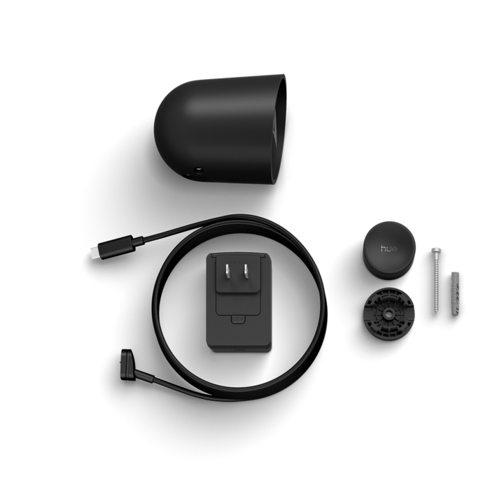 Philips Hue Secure 2K beveiligingscamera bedraad Zwart