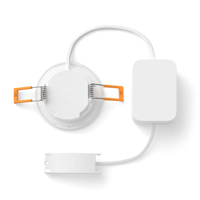 Philips Hue inbouwspot dun van 90 mm Wit 3-pack