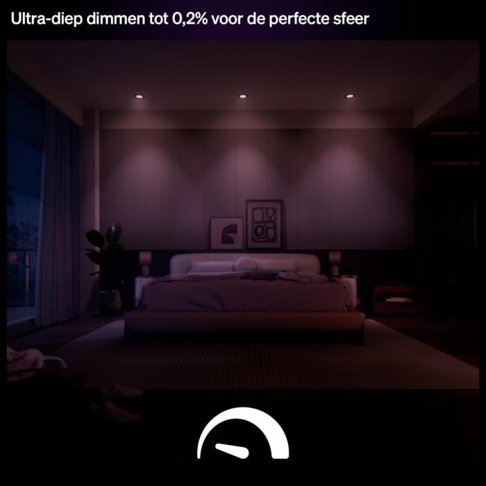 Philips Hue inbouwspot dun van 170 mm Wit