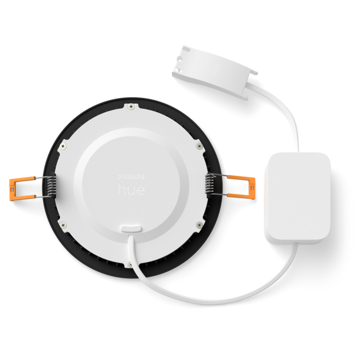 Philips Hue inbouwspot dun van 170 mm Zwart