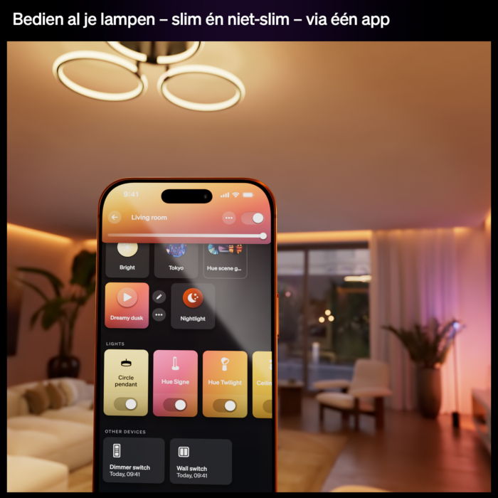 Philips Hue bedrade dimmer wandschakelaar