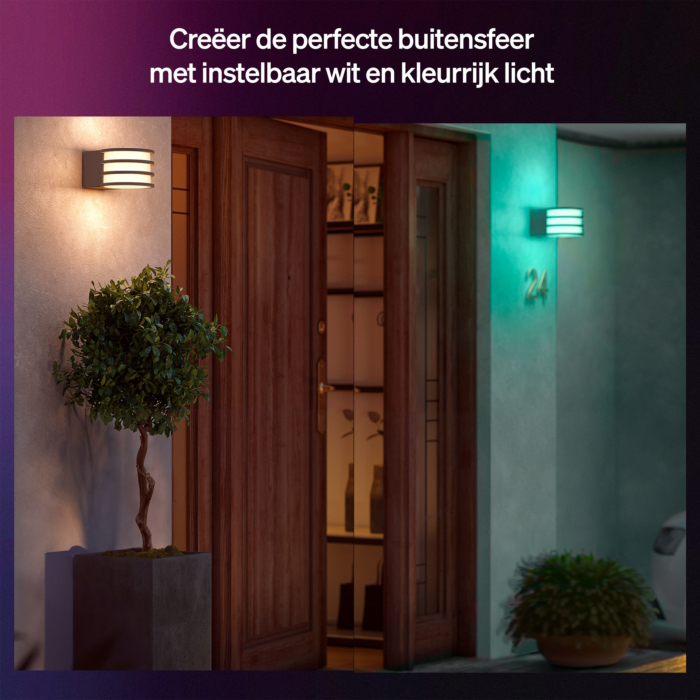 Philips Hue Outdoor Lucca Wandlamp