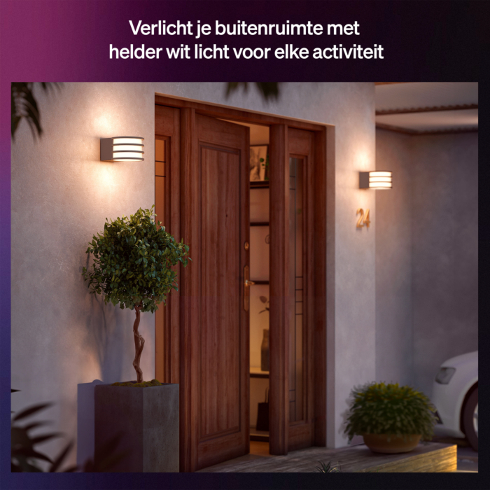 Philips Hue Outdoor Lucca Wandlamp