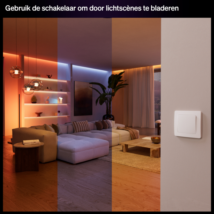 Philips Hue Bedrade wandschakelaar module (duopack)