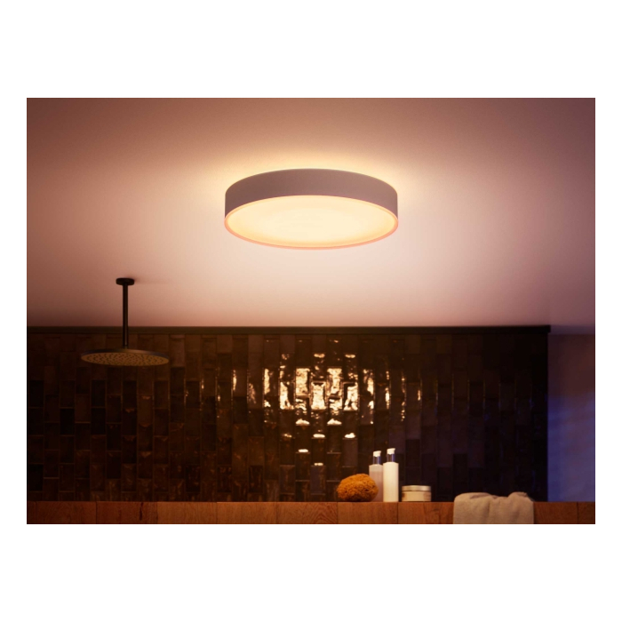 Philips 915005997701 Hue Devere L Wit Plafondlamp Wit White ambiance