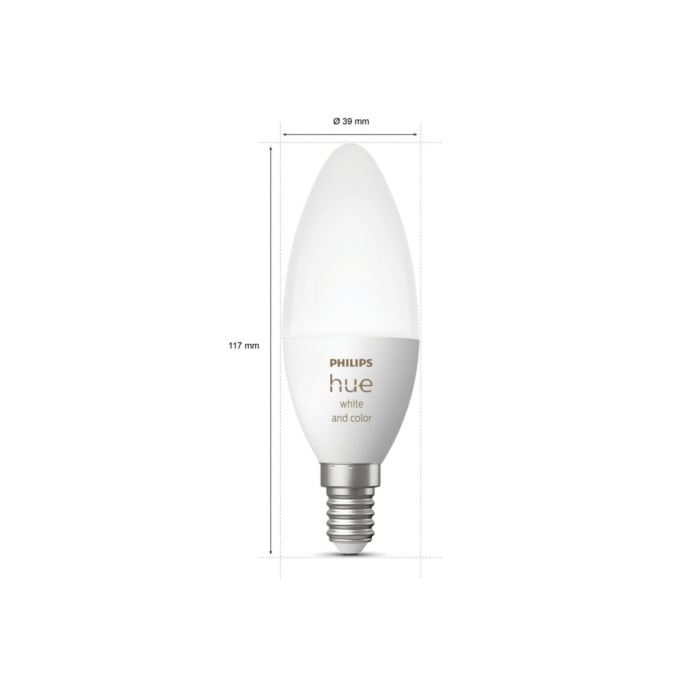  Philips 929002294205 Hue White and Color ambiance E14 (DUOpack)