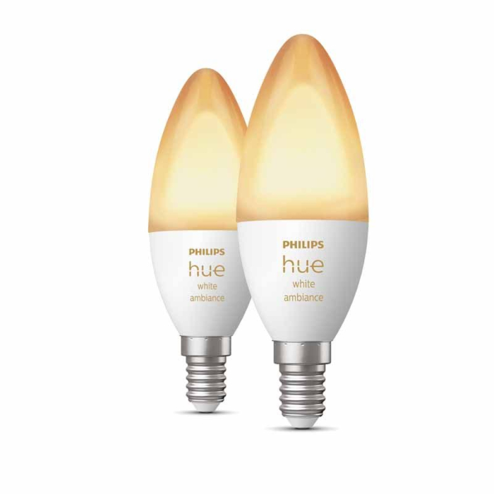 Philips 929002294404 Hue White Ambiance E14 (Duopack)