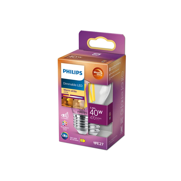 Philips 929003013201 LED Classic P45 4,5-40W E27 WarmGlow