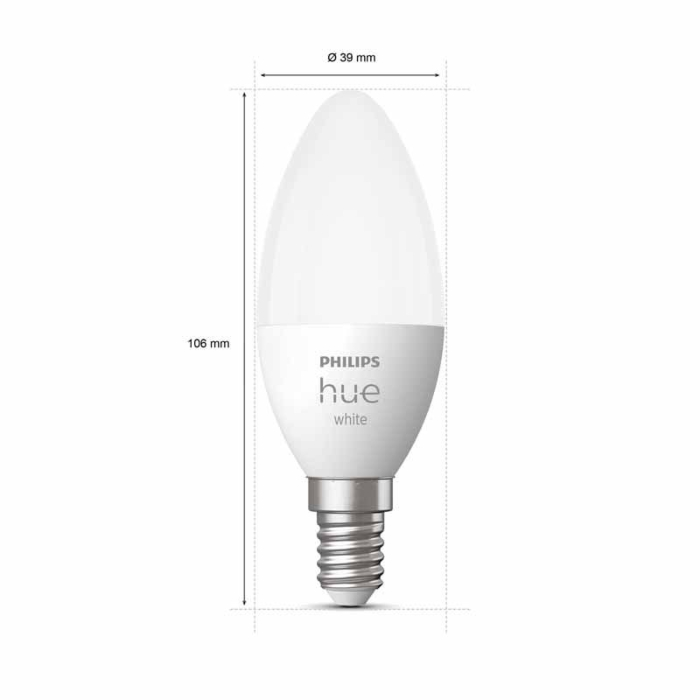 Philips 929003021102 Hue White E14 (Duopack) 