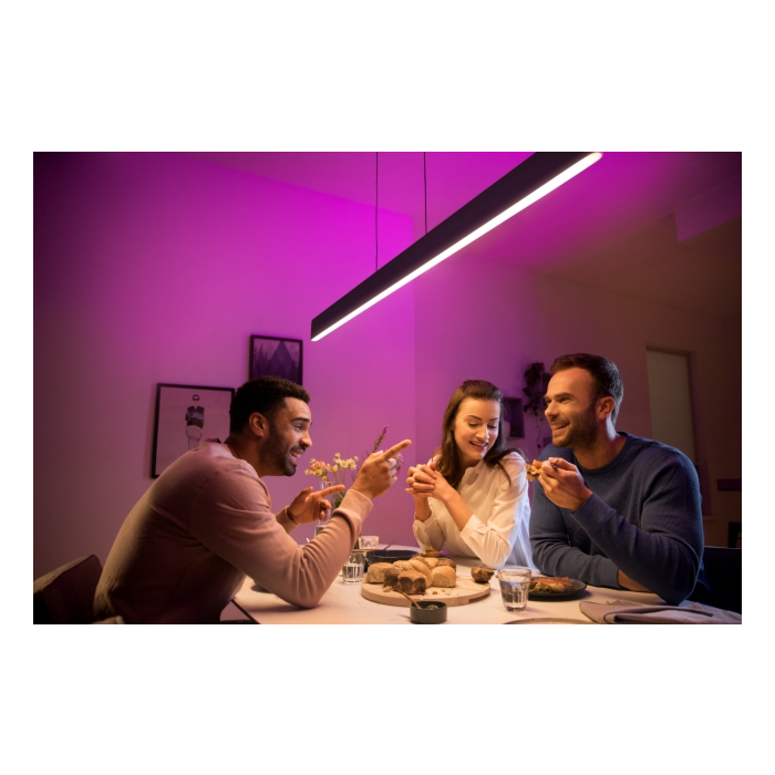 Philips 929003052501 Hue Ensis Hanglamp White and Color Zwart