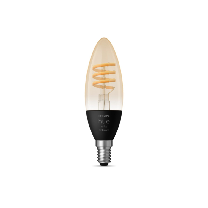Philips 929003145201 Hue White Ambiance Filament Candle 4,6W E14 (single pack)