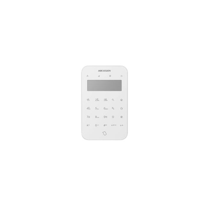 DS-PK1-LT-WE, AxPro draadloos LCD codebedienpaneel