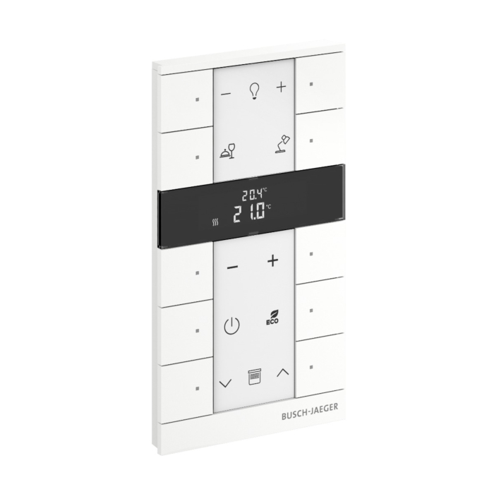 Busch Jaeger SBR-F-10.0.11-84 Free@home Tenton Thermostaat 10-voudig Studiowit