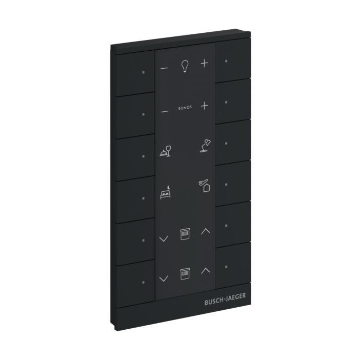Busch Jaeger SB-F-12.0.11-885 Free@home Tenton 12-voudig Zwart mat