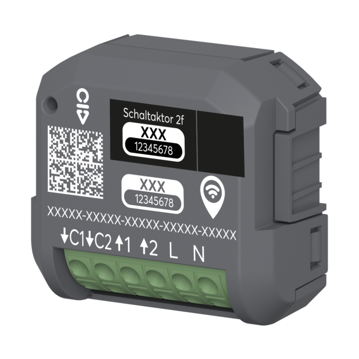 Busch-Jaeger 62821 U-WL Draadloze schakelactor inbouw voor flexTronics en Free@home Wireless 2 kanaals